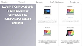 Laptop Asus Terbaru di Sulawesi Update November 2023
